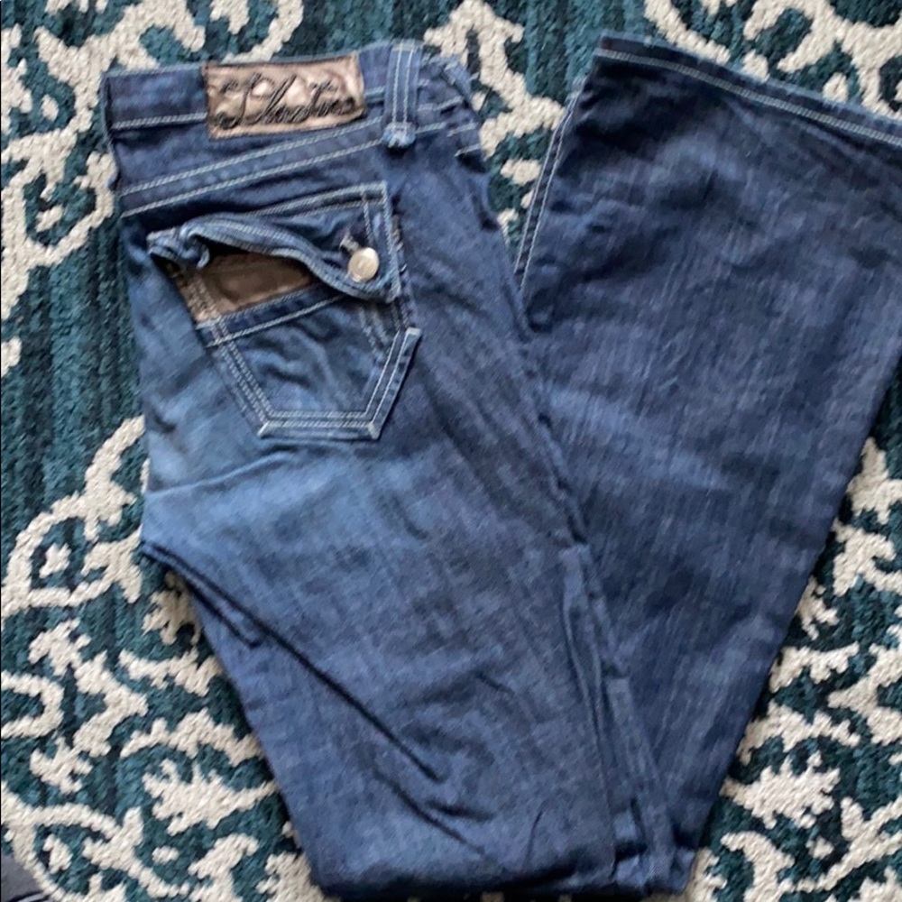 Plastic by Gly bootcut jeans size 31